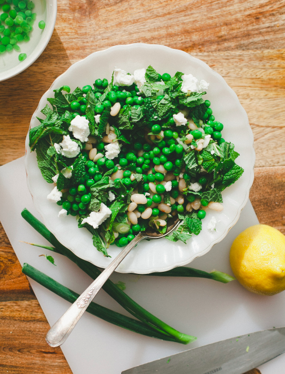 Pea and Mint Salad l The Dailey Method